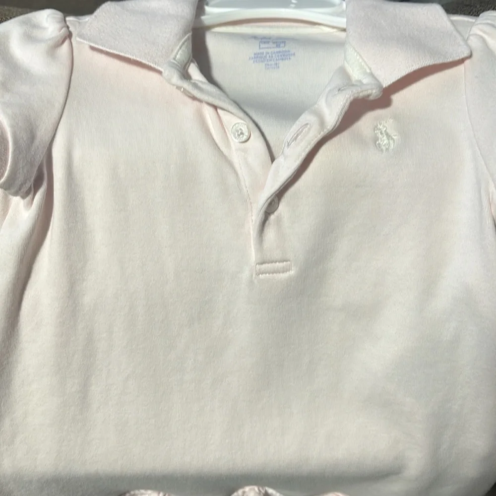 Preloved Ralph Lauren Light Pink Collared Dress size 18M